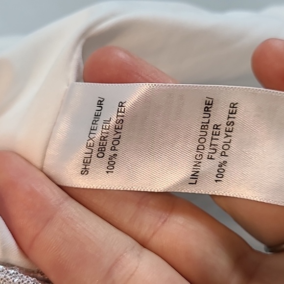 Hailey Logan by Adrianna papell mini metallic‎ dress Winter Wedding New Year - Picture 8 of 9